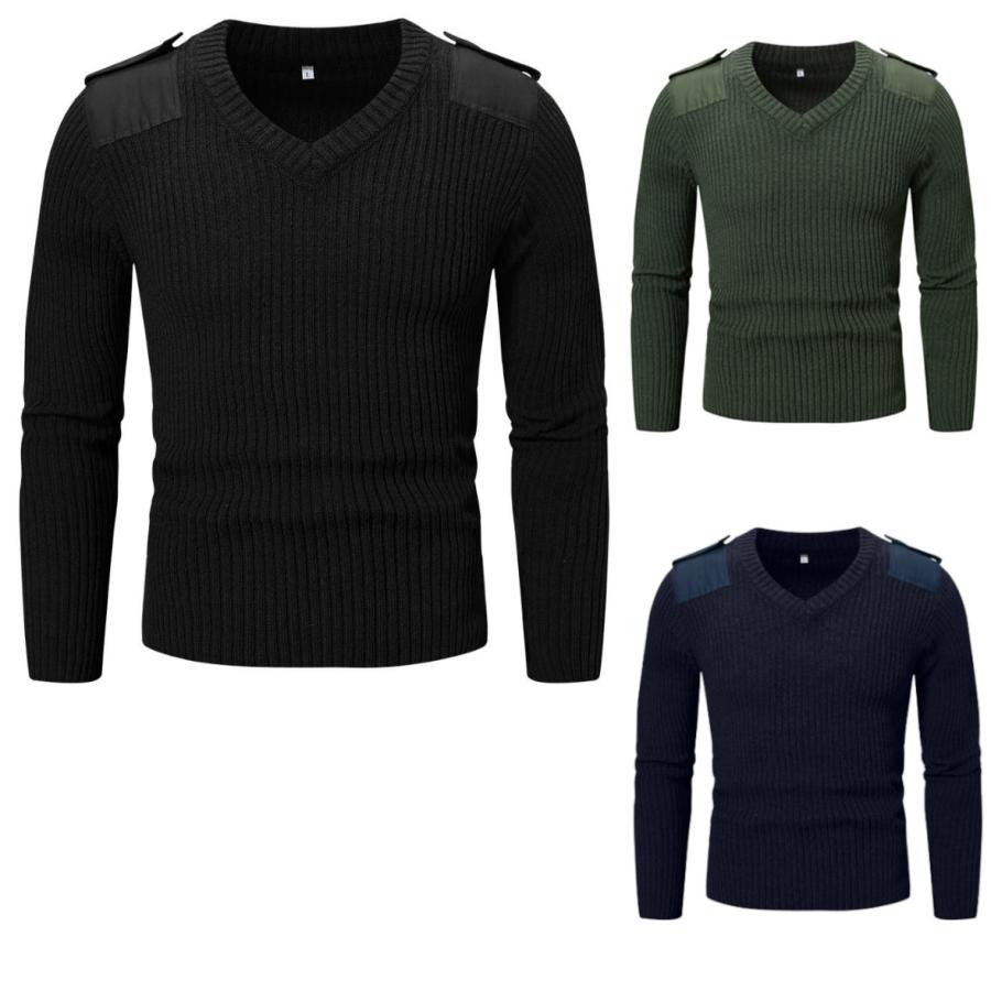 Vネック コマンド セーター（3色）G.I..STYLE V-NECK SWEATERS | 