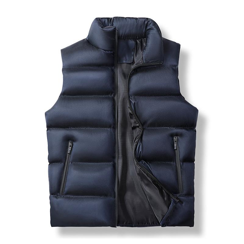 無地 ダウン ベスト Down Vest 中綿ベスト Size L〜4XL |  | 02