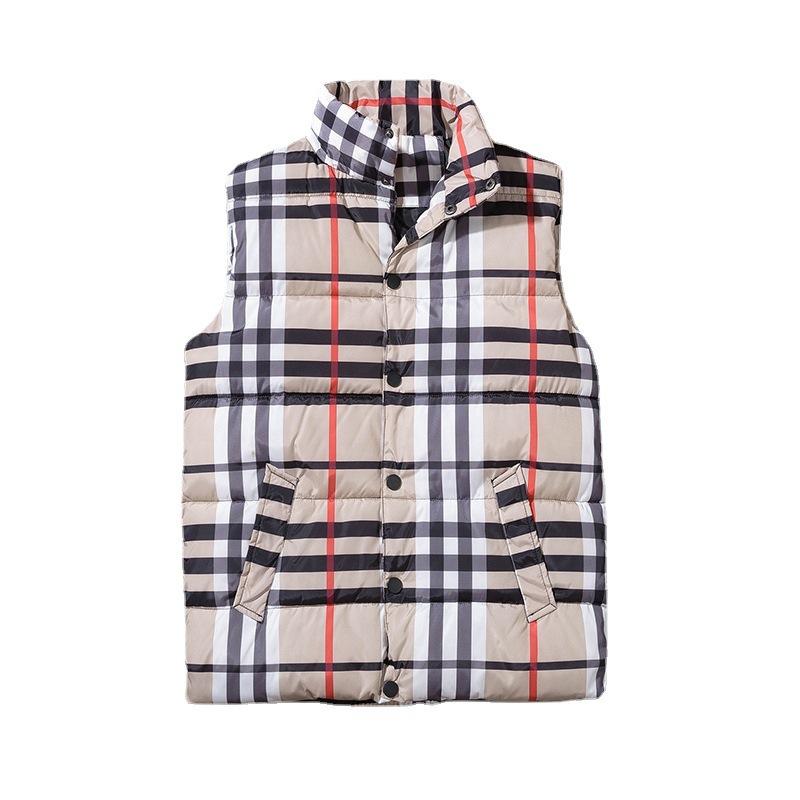 チェック柄 ダウンベスト Plaid Down Vest 中綿 ベスト Size L〜3XL
