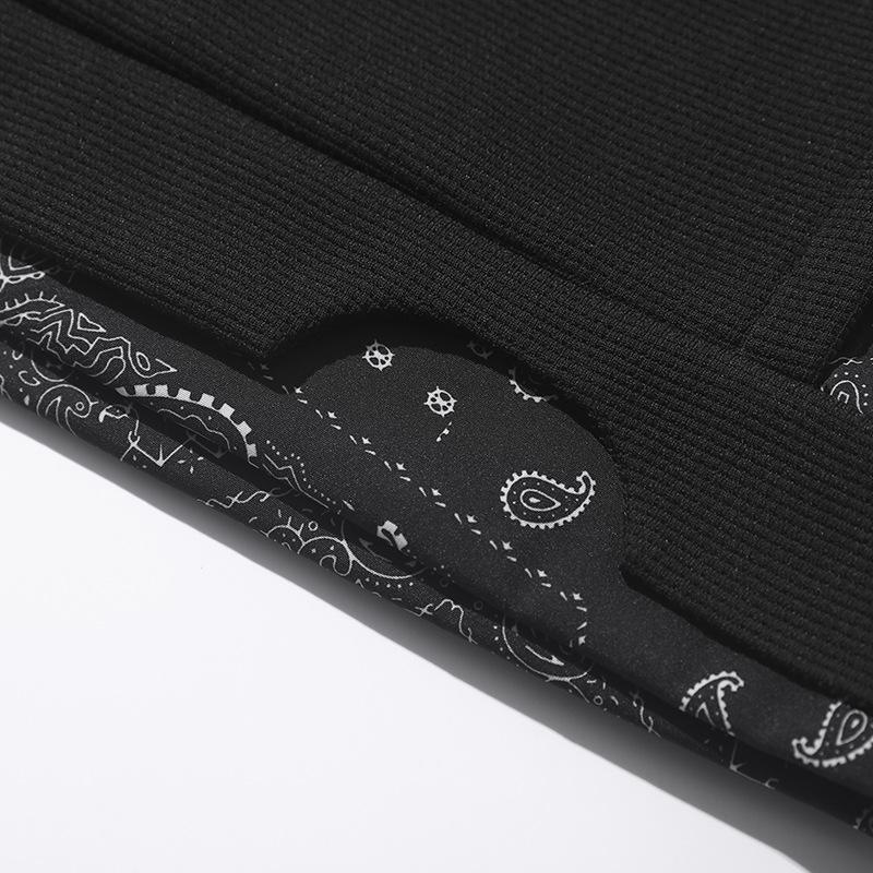 バンダナ柄 サーマルスウェットシャツ ペイズリー柄 トレーナー Paisley bandana pattern Sweat Shirt |  | 03