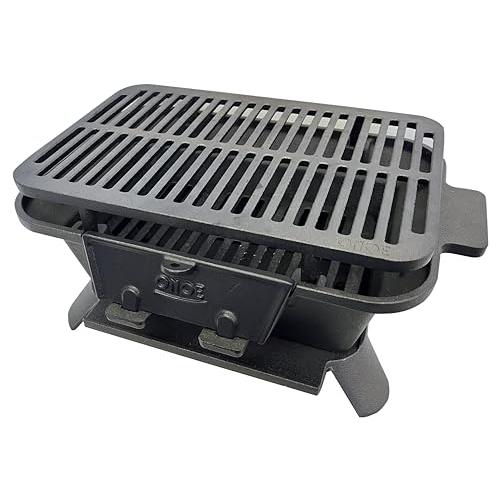 尾上製作所(ONOE) 鉄鋳物こんろ角型 CI-1607 [キャンプ用品