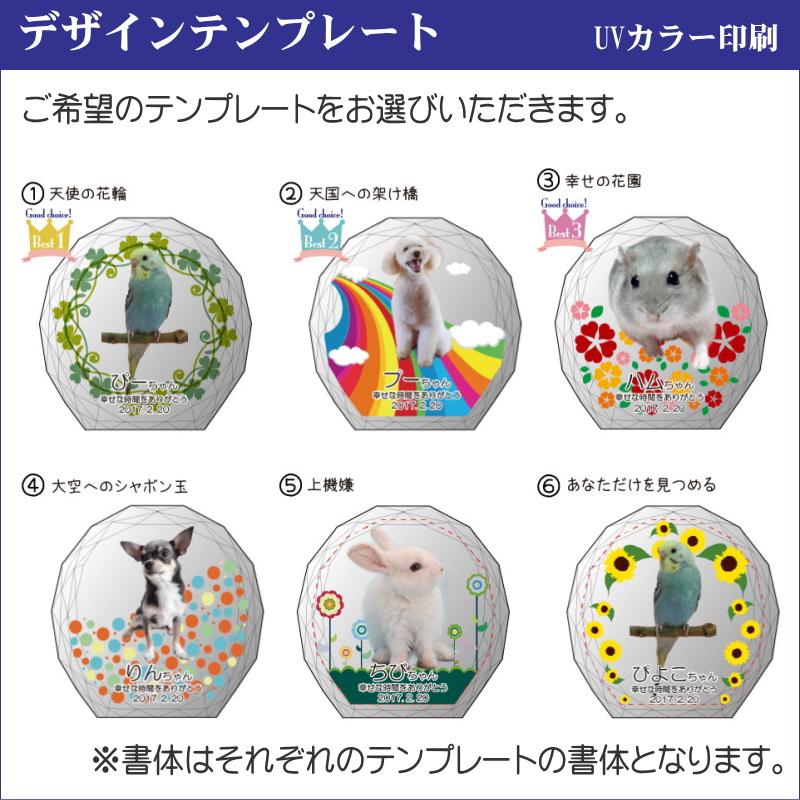 ペット 位牌 クリスタル KP-7(小) 名入れ ペット位牌 仏具 犬 猫 愛犬 愛猫 写真 メモリアル位牌 ペット仏具 ペット供養 手元供養_3