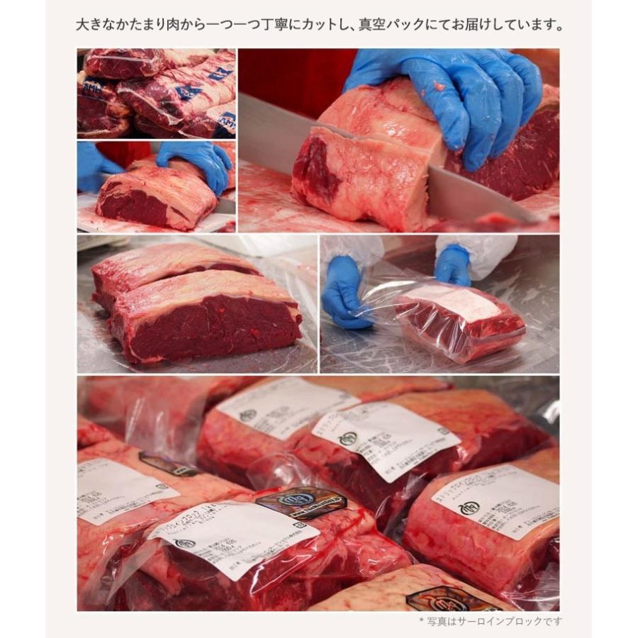 ステーキ 塊肉 ブロック肉　牛肉 グラスフェッドビーフ サーロイン ブロック 500g |  | 06
