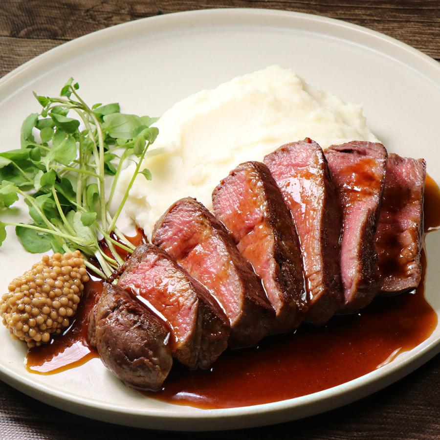 グラスフェッドビーフ シャトーブリアンステーキ 150g 【ミートガイPremium】ステーキ肉 牛ヒレステーキ 牧草飼育牛肉　牧草牛 ステーキ ヒレ ヒレ肉 |  | 01
