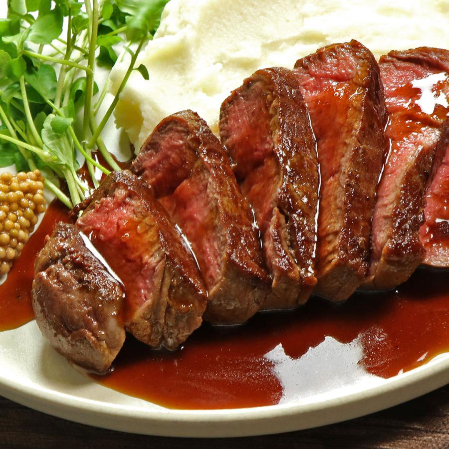 グラスフェッドビーフ シャトーブリアンステーキ 150g 【ミートガイPremium】ステーキ肉 牛ヒレステーキ 牧草飼育牛肉　牧草牛 ステーキ ヒレ ヒレ肉 |  | 04