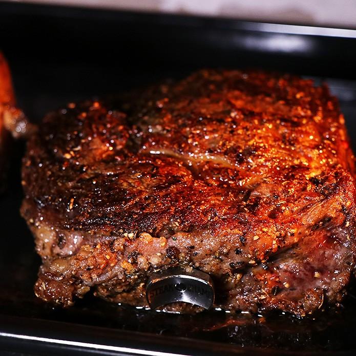 肉 ステーキ 牛肉  厚切りリブロース ブロック500g BBQ バーベキュー キャンプ 焼き肉  グラスフェッドビーフ｜themeatguy｜05