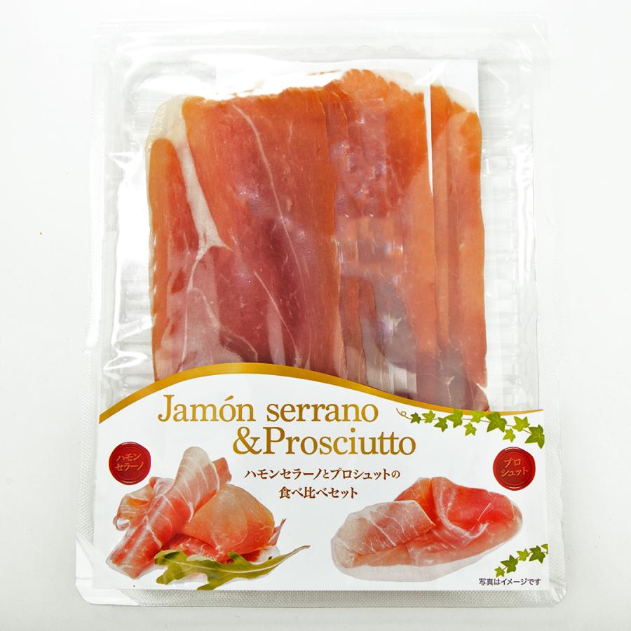 生ハム食べ比べセット プロシュート＆ハモンセラーノ スライス 本場の