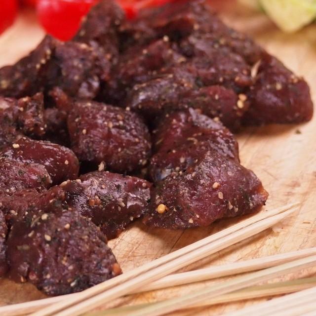 ポイント消化 竹串付き味付けカンガルーキューブ 150g カンガルー肉 肉串 ケバブ |  | 04