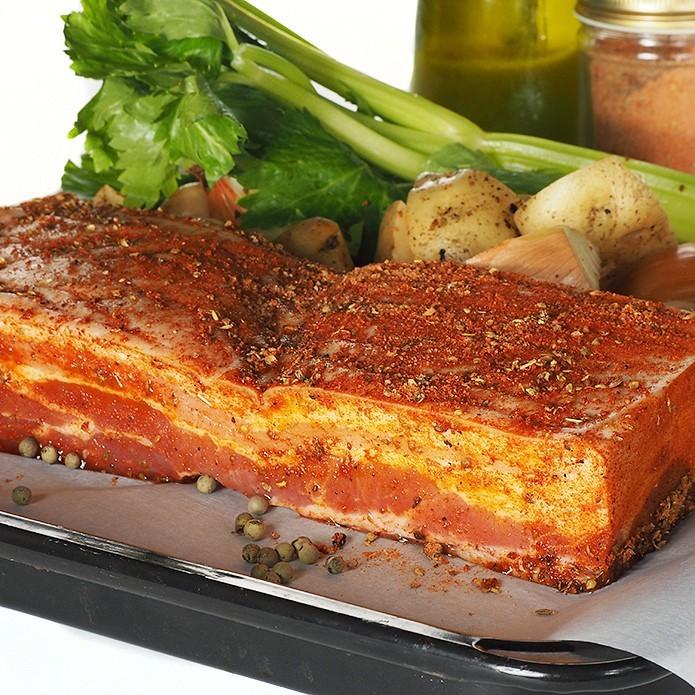 皮付き 豚バラ肉 ブロック 800g 五枚肉 豚肉ばら オギョプサルや