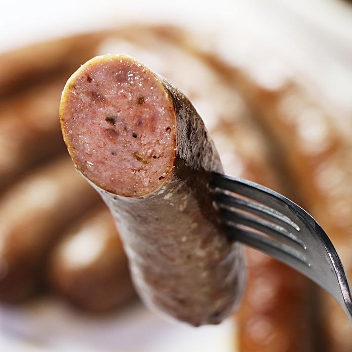 ビーフソーセージ 4本 グラスフェッドビーフ 100％牛肉使用  手作り 生ソーセージ |  | 01