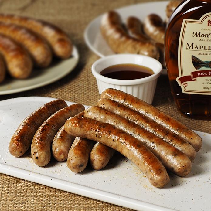 メープルシロップ入りソーセージ 8本 ブレックファースト ミートガイ 手作り 生ソーセージ |  | 03