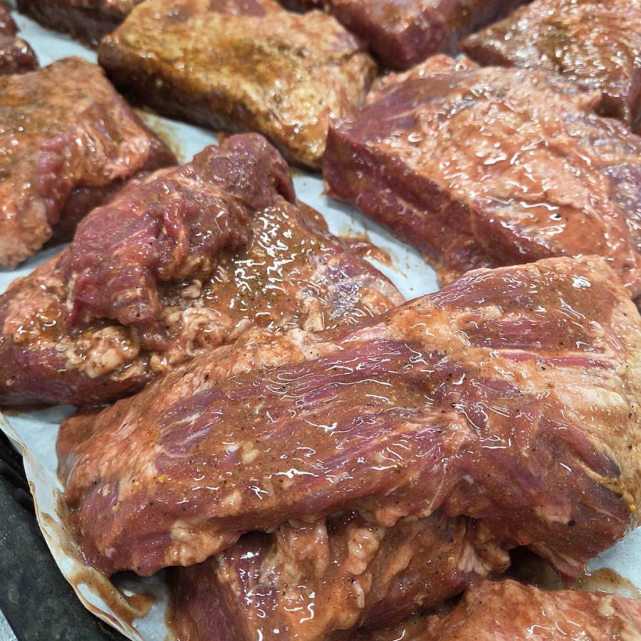 BBQグリルビーフブリスケット 450g BBQソース【マイルド】付き　オリジナルスパイス味付け済  加熱調理済 |  | 05