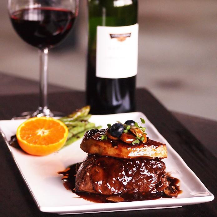 ロッシーニセット 2人前 （牧草牛フィレステーキとフォアグラのセット） |  | 03