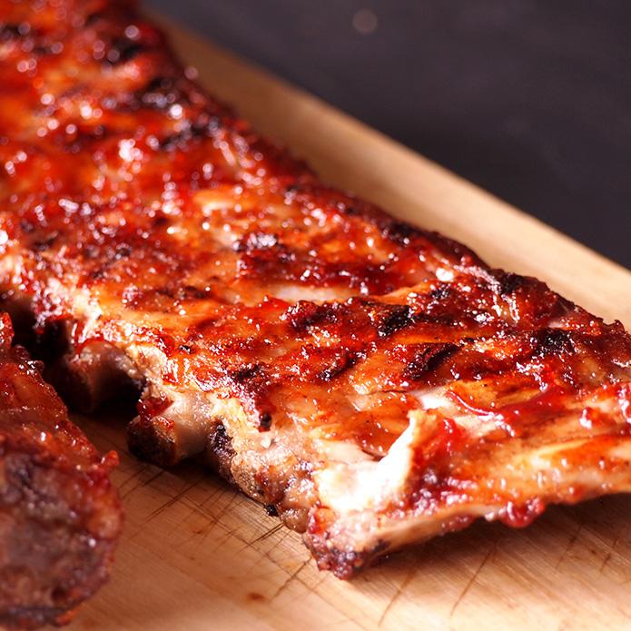 本格テキサス風BBQセット（ブリスケット、バックリブ、チキンレッグ）2.4kg 6-8人前 送料無料　バーベキュー ブリスケット ブリスケ 牛肉 豚肉 鶏肉 |  | 07