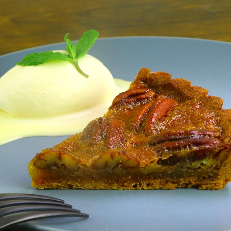 【次回2026/10月頃入荷予定】ピーカンパイ 1 ホール (直径 15cm）感謝祭・サンクスギビング・クリスマスに！ |  | 01