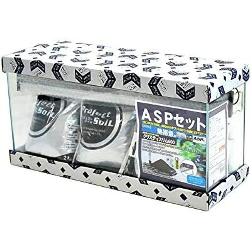 完動品 水槽セット アクアシステム ASPセット 熱帯魚用 クリスティスリム600LED 50Hz 【H3565608033】(22163円)