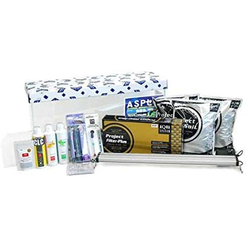 完動品 水槽セット アクアシステム ASPセット 熱帯魚用 クリスティスリム600LED 50Hz 【H3565608033】(22163円)