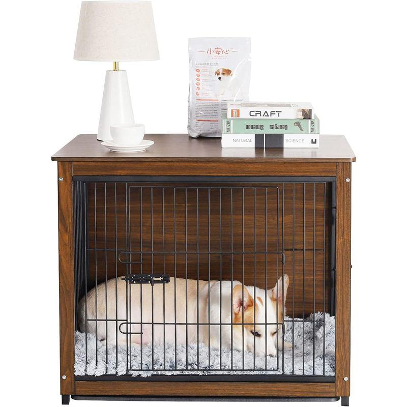 小型犬用ケージ 屋根付き 木製犬小屋 大きい おしゃれ ウッディサークル 室内 うさぎケージ すのこ/トレー付き 幅60cm 屋根付き 木製犬小屋 大きい おしゃれ ウッディサークル 室内 うさぎケージ すのこ/トレー付き 幅60cm