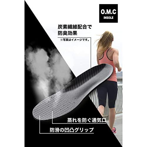 O.M.C TOKYO インソール 中敷き 衝撃吸収 人間工学技術 女性用 男性用 通勤通学用 スポーツ用 グレー Lサイズ 衝撃吸収インソール?L26.529.5cm｜themellow｜07