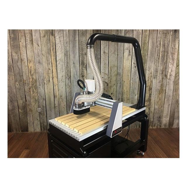 CNC ルーター用集塵アタッチ<br>メントオーバーアーム集塵システム CNC 集塵 切り屑 粉塵 Genmitsu CNCダストシューABSカバークリーナー、3018シリーズCNCルーター 直径42mmモーター付きCNCマシン、ホースアダプター外径