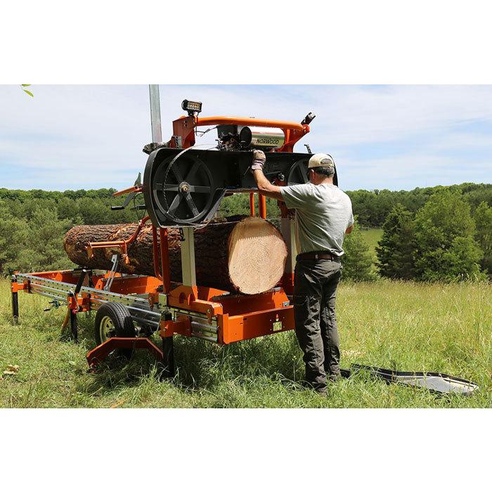 LumberPro HD36V2 Norwood社製エンジン式移動製材機 簡易製材機 : ザ