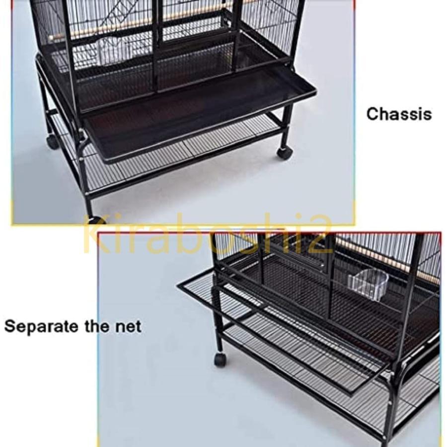 鳥ケージ 大型 鳥かご 大型スチールバードケージ ケージオカ 豪華