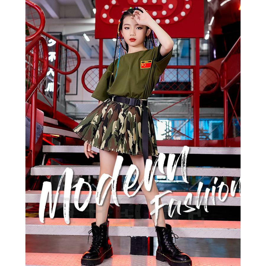最高級のスーパー ダンス衣装 キッズ ヒップホップ Hiphop セットアップ 迷彩トップス 迷彩パンツ ガールズ 韓国 迷彩柄 女の子 男の子 ジャズダンス おしゃれ Materialworldblog Com