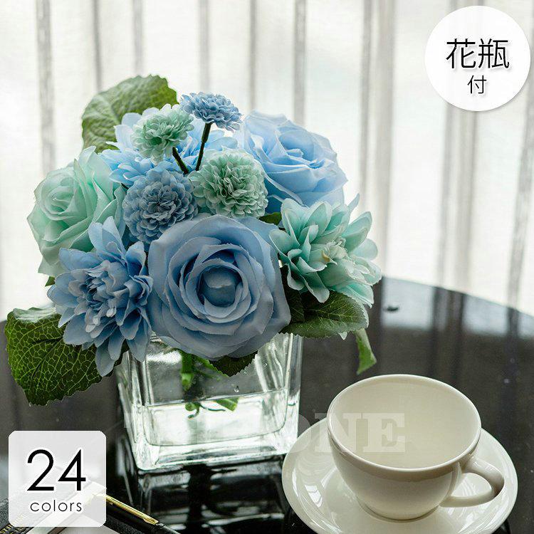 造花 インテリア 花瓶付き フラワーアレンジメント ブーケ パーツ 大きい 仏花 プレゼント ギフト 引越し祝い 結婚祝い 退職祝い アートフラワー Lolhacbdek Cevicheriaviejobolo Ec