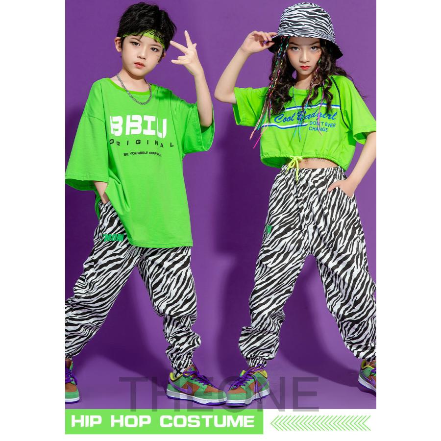 ダンス衣装 キッズ HIPHOP ヒップホップ 男の子 女の子 グリーン トップス ゼブラパターン パンツ 韓国 かっこいい 練習着 おしゃれ へそ出し :theoneafq-017:THEONE - 通販 - Yahoo!ショッピング ダンス衣装 キッズ HIPHOP ヒップホップ 男の子 女の子 グリーン トップス ゼブラパターン パンツ 韓国 かっこいい 練習着 おしゃれ へそ出し :theoneafq-017:THEONE - 通販 - Yahoo!ショッピング