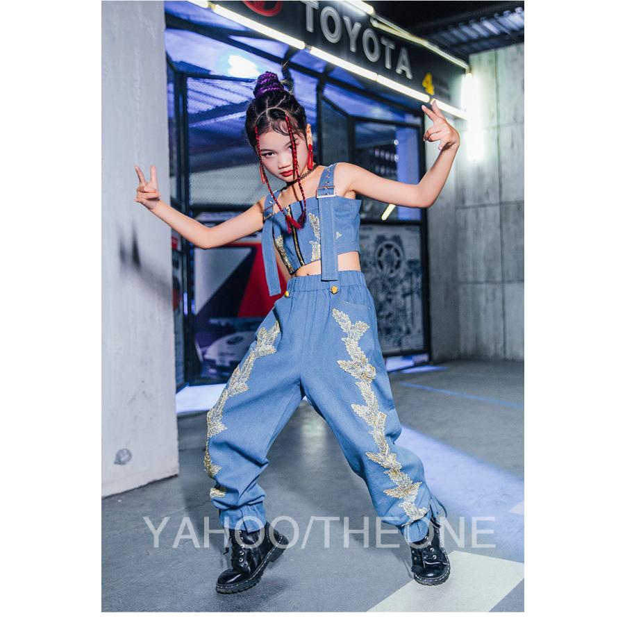 キッズダンス衣装 ジャズダンス Hiphop ヒップホップ セットアップ かっこいい 応援団 ダンストップス おしゃれ ダンスパンツ 訳あり品送料無料 練習着 韓国