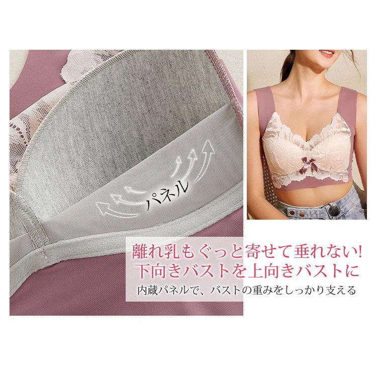 Veimia（ヴェーミア） 大きいサイズブラ L-6L 昼夜両用 ブラジャー