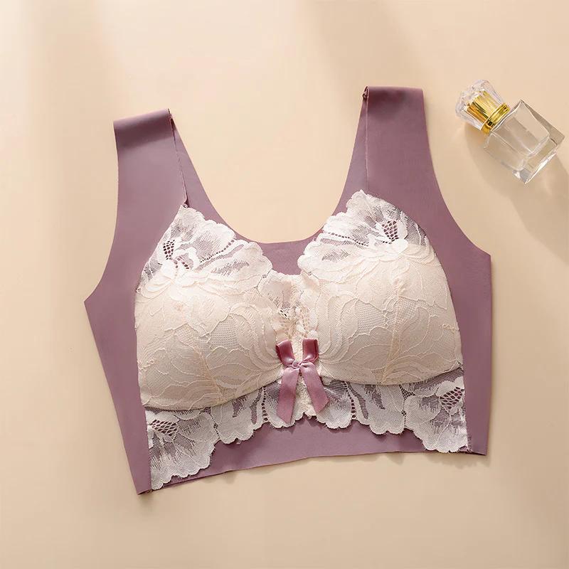 Veimia（ヴェーミア） VEIMIAノンワイヤー昼夜兼用ナイトブラ - L-6L