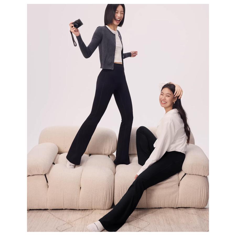 Veimia（ヴェーミア） フレアパンツ パンツ レディース ハイウエスト