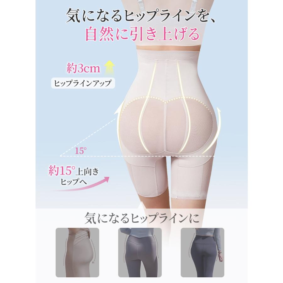Veimia（ヴェーミア） ガードル 薄手 冷感 通気メッシュ 前開き 1万回