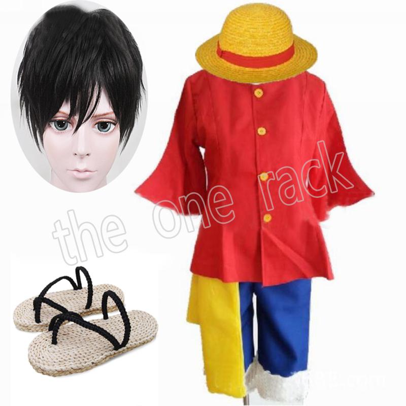 One Piece 海賊王風ルフィ風モンキー D ルフィ二代 コスプレ衣装ウィッグ 麦わら帽子麦わら靴ハロウィン仮装変装アニメ ゲームコスチューム Rack 17 The One Rack 通販 Yahoo ショッピング
