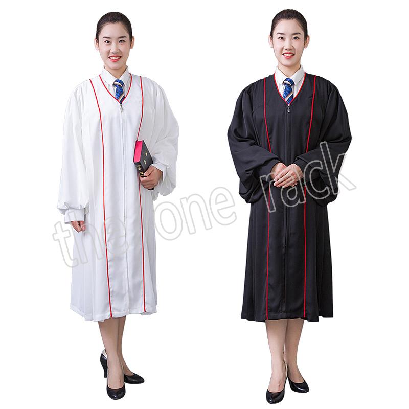 牧師服 神父 イラスト キリスト教 ローブ ガウン 合唱 宣教服 大人 聖歌隊 セレモニー コスチューム 発表会 クリスマス Xs M L Xl Rack 2869 The One Rack 通販 Yahoo ショッピング