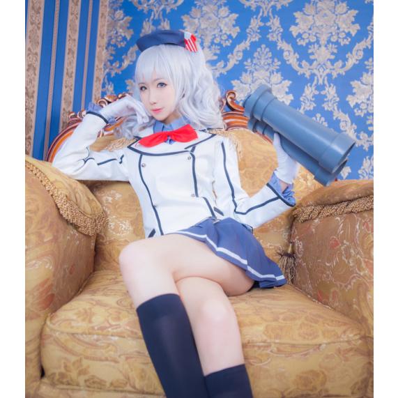 特別価格 艦隊これくしょん 艦これ 島風 ウィッグ セーラー服 全セット コスプレ衣装 衣装 仮装 変装 コスチューム Cosplay M 初回限定お試し価格 Observatorikujteses Al