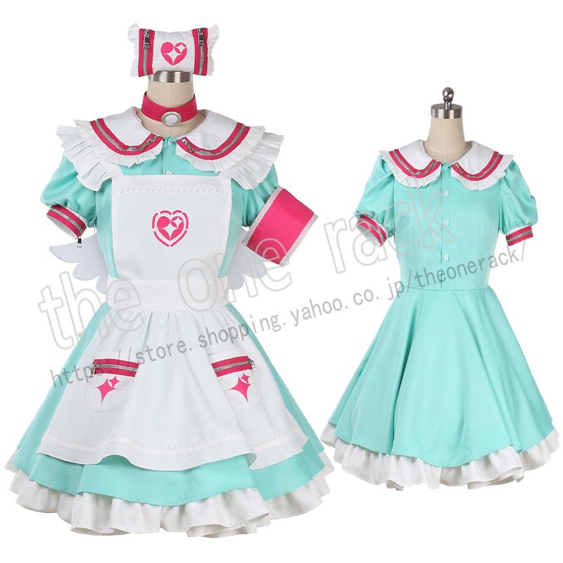 風 コスプレ ウィッグ Rackのアイドルマスター 衣装 パーティー イベント ハロウィン舞台服 メイド服 コスプレ衣装 仮装 変装 シンデレラガールズ 衣装 アイドルマスター 夢見りあむ Cosplay