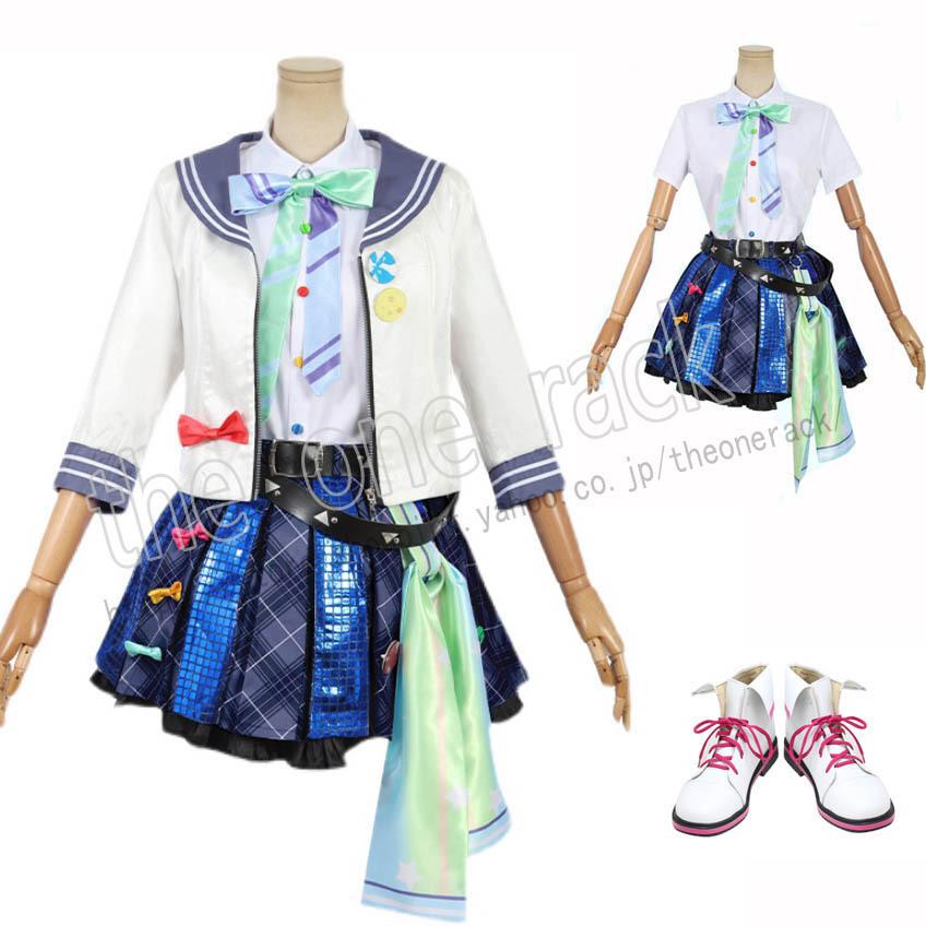 アイドルマスター シャイニーカラーズ 夏的平衡 杜野凛世 コスプレ衣装靴コスチューム 演出服 変装 仮装 ハロウィン イベント(12909円)