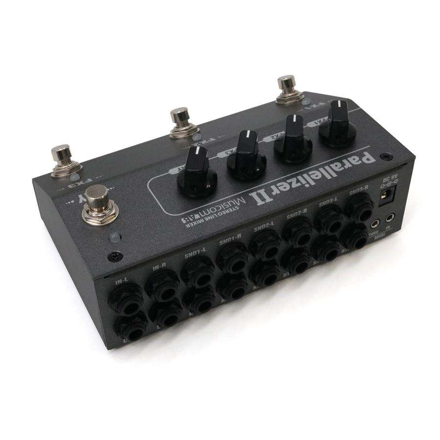 Musicom Lab Parallelizer 2 ステレオ ラインミキサー : THEONE