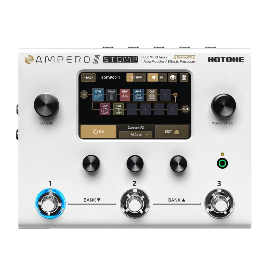 ampero ii stomp おまけ付 HOTONE Ampero II Stomp アンプモデラー＆エフェクター / IR