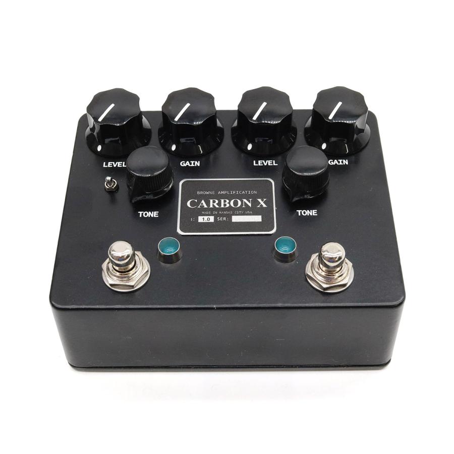 Browne Amplification Carbon X Pedal デュアルオーバードライブ