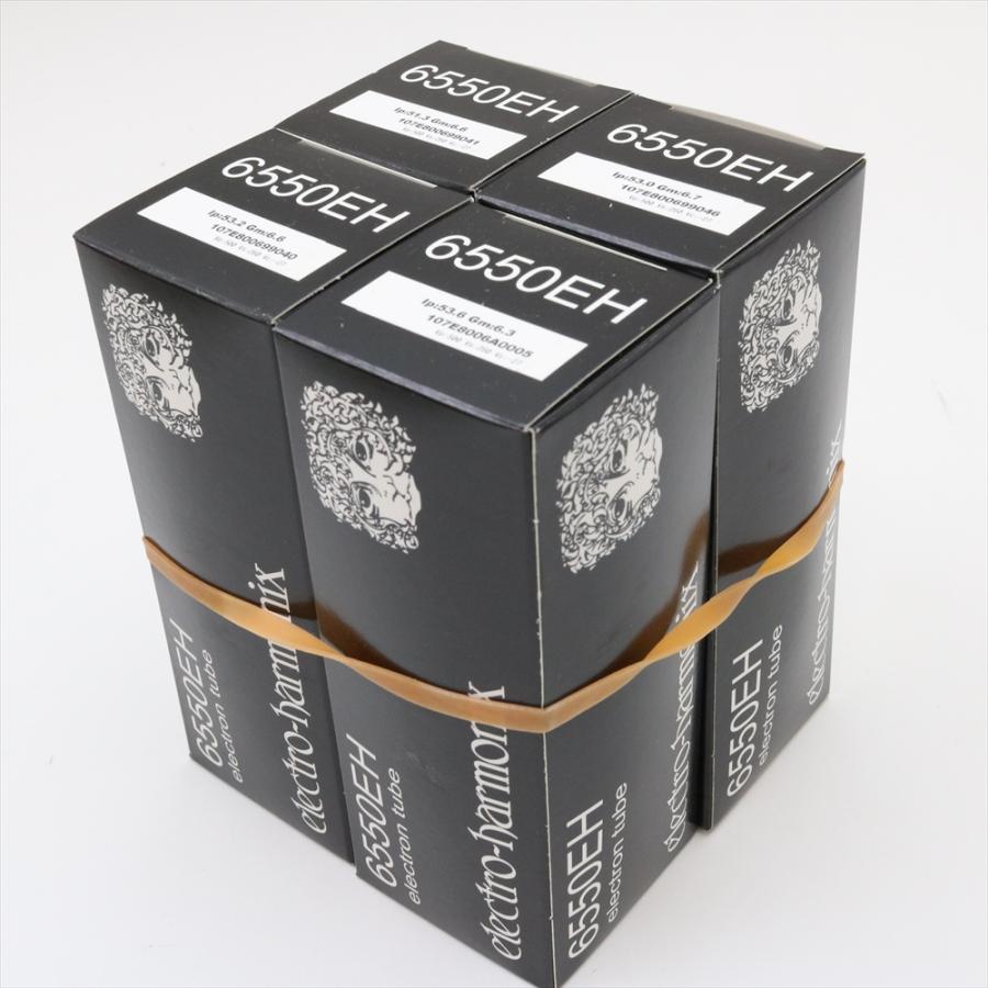 electro-harmonix製オーディオ出力管6550EHマッチドクワッド Electro-Harmonix 6550EH マッチドクワッド (4本) パワー菅