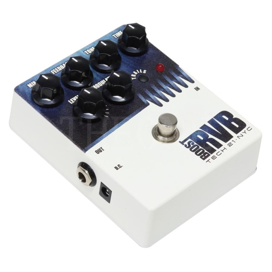 Tech 21 RVB-T Boost R.V.B.　リバーブ　エフェクター Boost RVB Trails – Tech 21 NYC