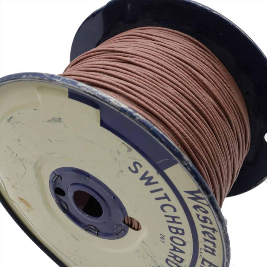 Western Electric 20AWG 単線 ブラックエナメル ビンテージ Brown