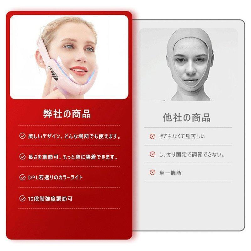 リフトアップ効果 小顔 顔痩せ 小顔ケア 小顔器 小顔マッサージ器 温感