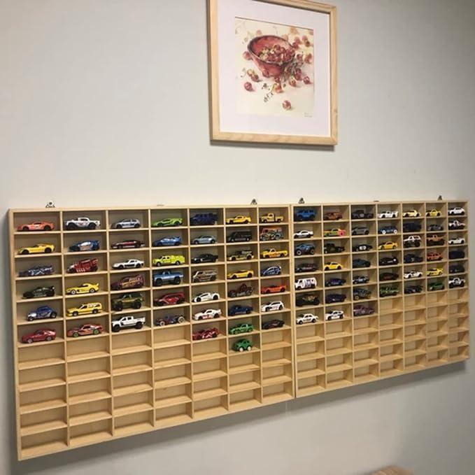 ミニカーケース 壁掛け 1/64 完成品 6×10マス(トミカ 60台 収納