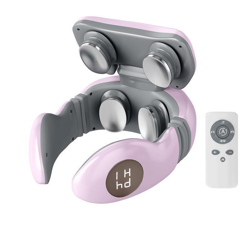 マッサージ器 小型 ネックマッサージャー EMS 肩こり解消グッズ 低周波