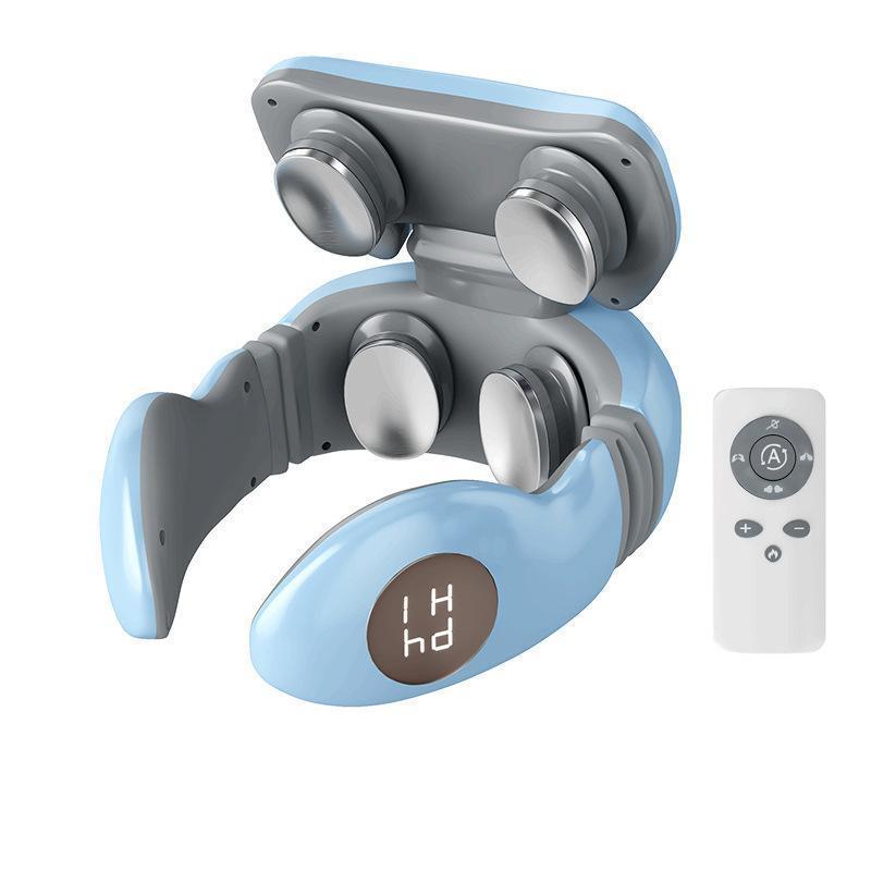 マッサージ器 小型 ネックマッサージャー EMS 肩こり解消グッズ 低周波