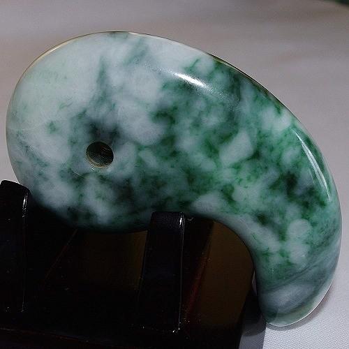 theory xyz 糸魚川翡翠 勾玉 80mm 特大 極上級 ひすい 甲府製 秋光作